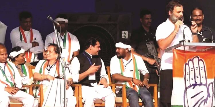 ,بی جے پی پر خوب برسے راہل گاندھی :کہا’کسان پریشان، نوجوانوں کا خواب چکناچور