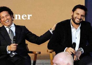 تیز ترین سنچری سچن ٹنڈولکر کے بلے سے کی تھی: شاہد آفریدی