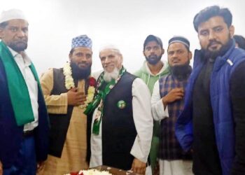 سیلم پور وارڈسے ایم آئی ایم کی امیدوارحجن شبنم رئیس کی حمایت میں جلسہ