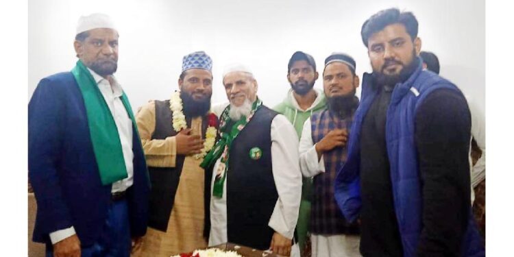 سیلم پور وارڈسے ایم آئی ایم کی امیدوارحجن شبنم رئیس کی حمایت میں جلسہ