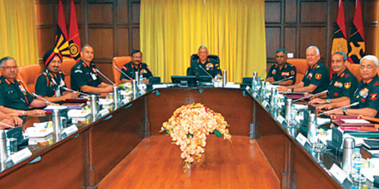 پیر سے آرمی کی اعلیٰ کمانڈروں کی کانفرنس