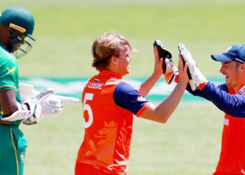 نیدرلینڈز نے جنوبی افریقہ کو ٹی۔20 ورلڈ کپ سے باہر کر دیا