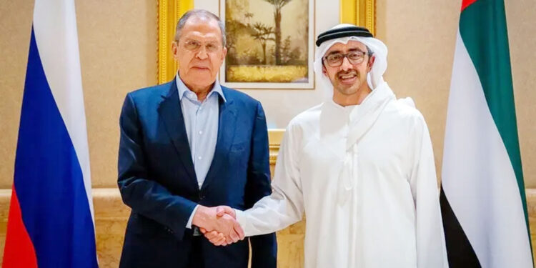 امارات اور روس کادوطرفہ معاہدوں کو مضبوط کرنے پر زور