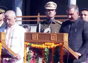 سکھویندر سنگھ وزیراعلیٰ ، مکیش اگنی ہوتری نے نائب وزیراعلیٰ کالیا حلف