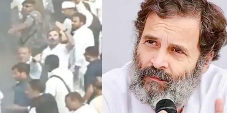 مودی – مودی کے نعرے لگانے والے یاترا میں پہنچے