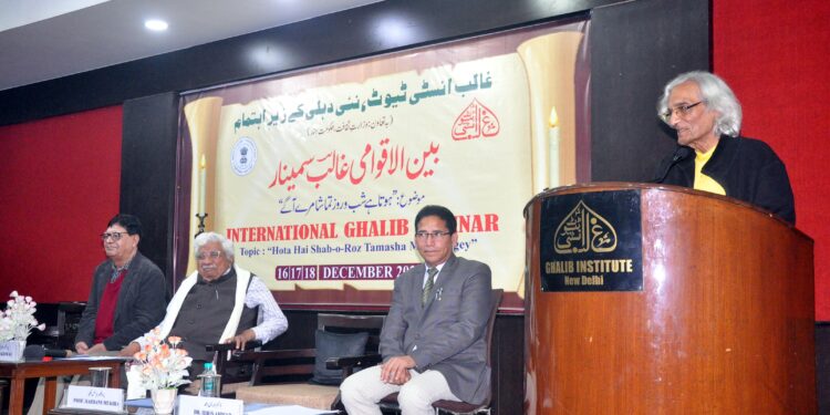 غالب کے تماشے تاریخ سے لیکر تصوف تک ہیں:وہاج الدین علوی