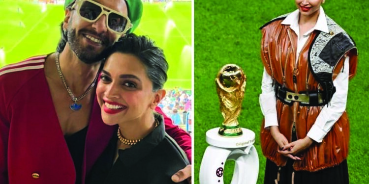 دیپکا پدوکون نے بڑھائی ملک کی شان، فیفا ٹرافی کی نقاب کشائی کر کے رقم کی تاریخ