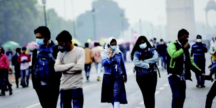 شمالی ہندوستان میں شدید سردی کی لہر، یخ بستہ ہوائیں