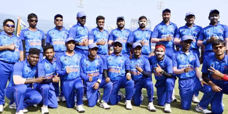 ہندوستان نے تیسرا بلائنڈ ٹی 20 ورلڈ کپ جیتا