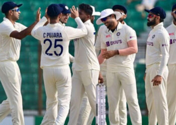 بھارت نے بنگلہ دیش کو 188 رن سے شکست دی