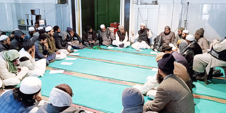 جمعیۃ علماء ضلع باندہ کے اراکین منتظمہ و مدعوئین خصوصی کا اجلاس منعقد