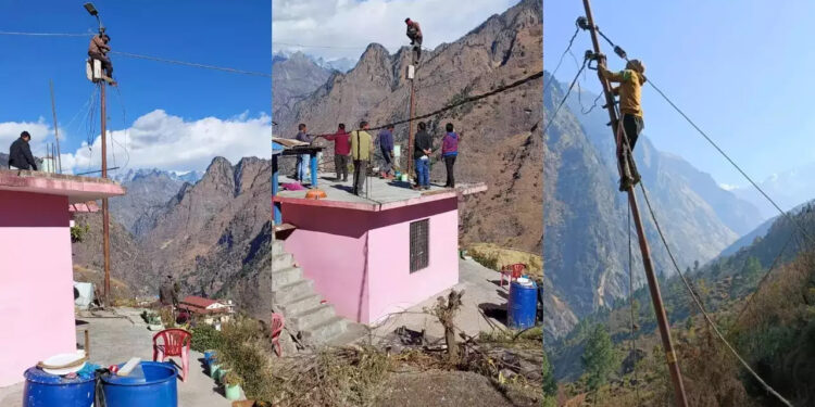 جوشی مٹھ کا نیا بحران! زمین دھنسنے کے دوران جھکے بجلی کے کھمبے اور ٹرانسفرمر، کسی بھی وقت اندھیرے میں ڈوب سکتا ہے شہر