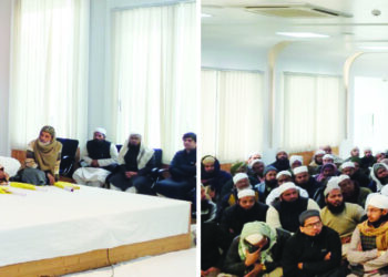 جمعیۃ علماء ہند کا 34واں اجلاس عام سے متعلق دہلی ولونی کے ائمہ مساجد کی میٹنگ