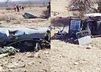 فضائیہ کے دو طیارے گر کر تباہ