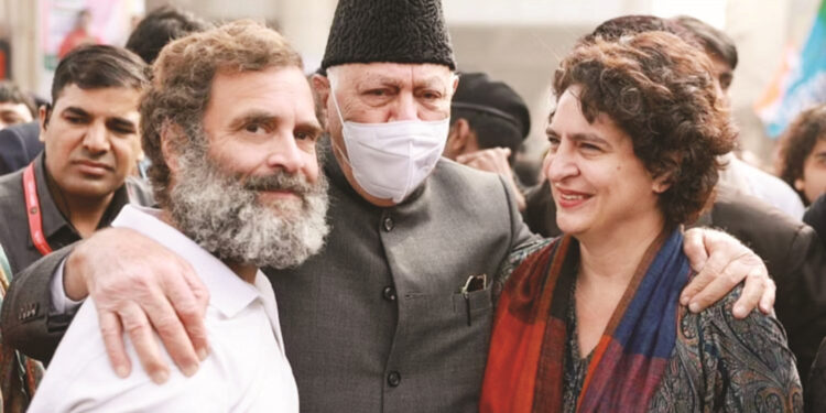 ’بھارت جوڑو یاترا‘ کا پیغام نفرتوں کو ختم کرنا اور وطن کو جوڑنا ہے: ڈاکٹر فاروق عبداللہ