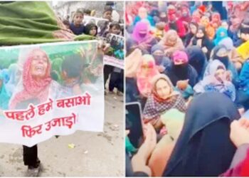 انہدام کیخلاف ہلدوانی میں عوام متحد، شاہین باغ جیسا احتجاج