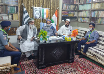 34ویں اجلاسِ عام کی تیاری کے سلسلے میں جمعیة علماءکی حلقہ ویلکم کی میٹنگ