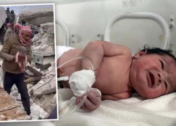 شام میں زلزلے سے تباہ عمارت کے ملبے سے شیرخوار کو زندہ بچا لیا گیا