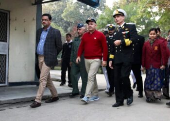 نائب وزیر اعلی نے اوکھلا بیراج پر این سی سی دہلی کے نیول ٹریننگ سینٹر کا معائنہ کیا