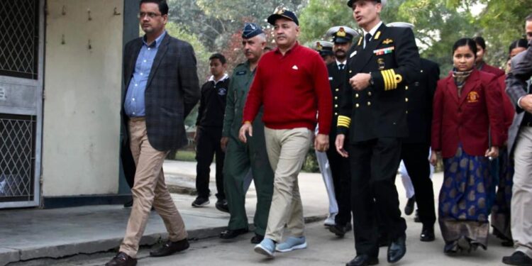 نائب وزیر اعلی نے اوکھلا بیراج پر این سی سی دہلی کے نیول ٹریننگ سینٹر کا معائنہ کیا