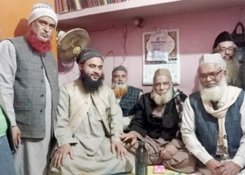ضلعی جمعیت اہل حدیث کے وفد نے مولانا عبدالروف ندوی سے تعزیت کی :وصی اللہ مدنی