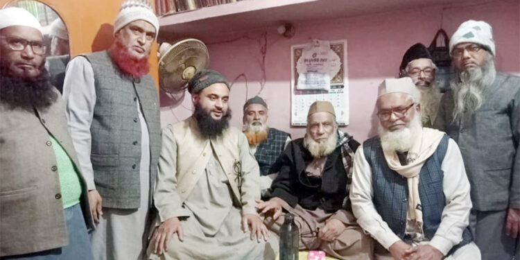 ضلعی جمعیت اہل حدیث کے وفد نے مولانا عبدالروف ندوی سے تعزیت کی :وصی اللہ مدنی