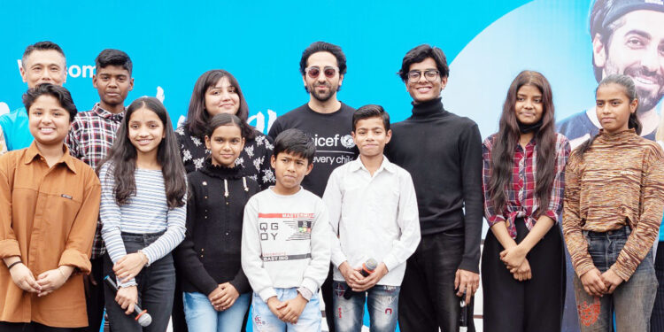 آیوشمان کھرانہ یونیسیف انڈیا کے برانڈ امبسڈر نامزد