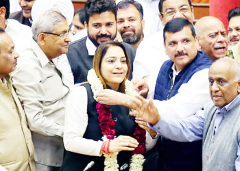 ’آپ‘ کی شیلی اوبرائے MCD کی میئر منتخب