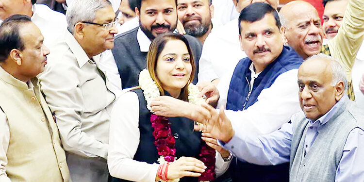 ’آپ‘ کی شیلی اوبرائے MCD کی میئر منتخب