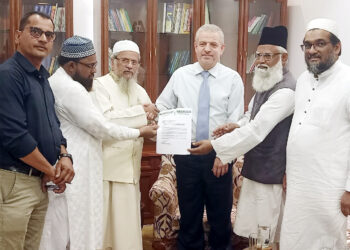 محمد سعید نوری کی قیادت میں شامی سفیر ڈاکٹر بشام الخطیب سے ملاقات