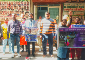 شمع سوسائٹی اورجعفرآباد آر ڈبلیو اے نے ٹیکہ کاری کیلئے  چلائی مہم