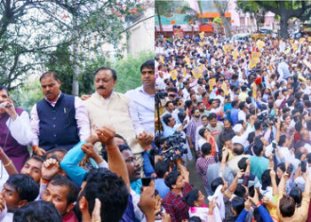 مودی کی آمریت کے خلاف عام آدمی پارٹی کا زبردست احتجاج