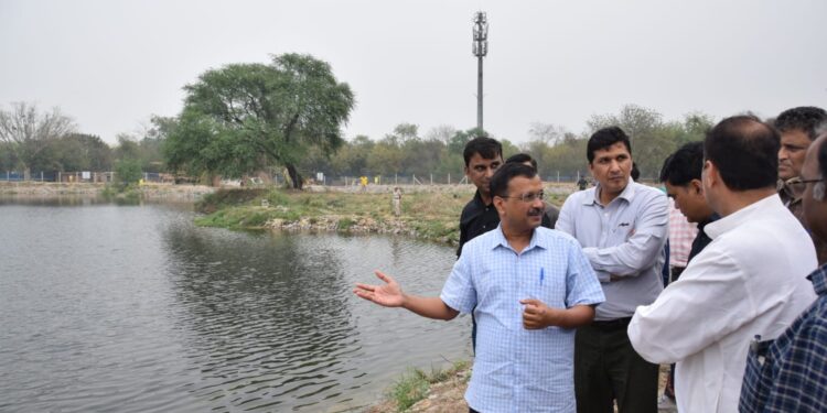 جھیلوں کی مرمت سے دہلی جھیلوں کا شہر بنے گا اور پانی کے مسئلے سے ملے گی راحت:کجریوال