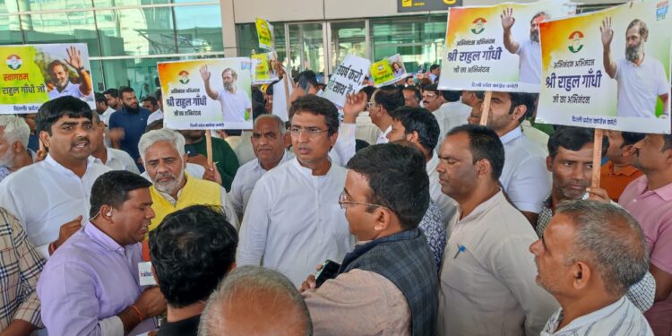 راہل گاندھی سے مودی حکومت خوفزدہ:چودھری انل کمار