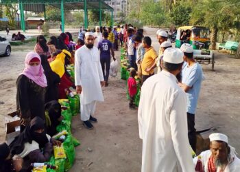 جمعیتہ علماءصوبہ دہلی کی جانب سے رمضان کٹس تقسیم