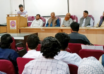 علمی تحقیق کیلئے جہد مسلسل ضروری:پروفیسر نعیم الحسن