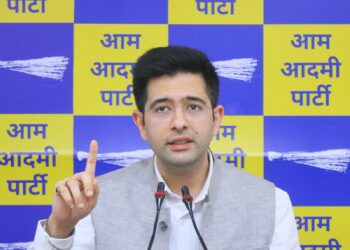 بی جے پی جانتی ہے کہ صرف کجریوال ہی بی جے پی کو ختم کریں گے: راگھو چڈھا