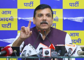 دہلی پنجاب حکومتوں کو گرانے میں ہر ہتھیار ناکام ہوگئے، اب اروند کیجریوال کو گرفتار کرکے حکومت گرانے کی سازش رچی گئی: سنجے سنگھ