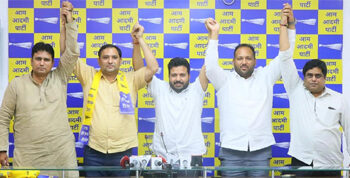 بی جے پی کونسلر پون شہراوت عام آدمی پارٹی میں شامل