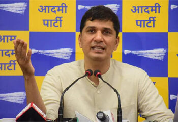 دہلی پولیس کو وزیر اعظم دفتر سے آپ لیڈران کو کچلنے کا حکم دیا گیا ہے:سوربھ بھردواج