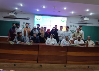 شعبہ فارسی جامعہ ملیہ اسلامیہ میں ایم اے۔ اور بی اے سال آخر کے طلبا کو الوداعیہ