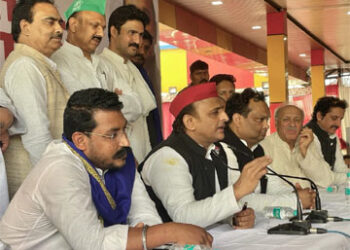 سہارنپور میں اکھلیش یادو کی سیکوریٹی میں چوک