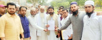 دہلی کی شاہی عیدگاہ میں ڈپٹی مئیر آل محمداقبال کا دورہ