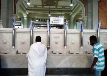 حج کے دوران لاکھوں افراد کے لئے ہر روز 1.36ملین کیوبک میٹر سے زیادہ پینے کے پانی کا بندوبست