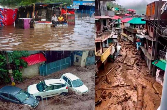 شمالی بھارت میں موسلادھاربارش ،اتر پردیش میں 34 ،ہماچل میں20اموات