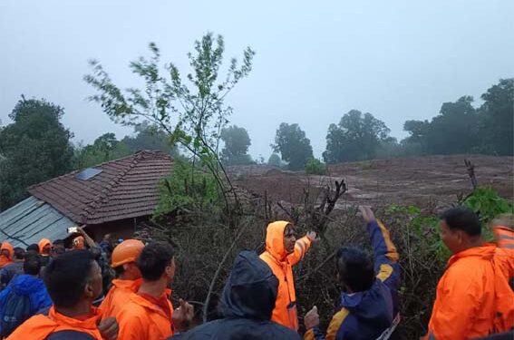 مہاراشٹر کے رائے گڑھ ضلع میں مٹی کے تودے گرنے سے 16 افرادہلاک