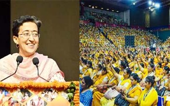 آتشی نے 5000آنگن واڑی کارکنوں سے بات چیت کی