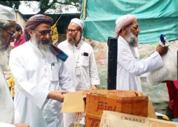 جمعیۃ علماء ہند کے وفد کا میوات دورہ