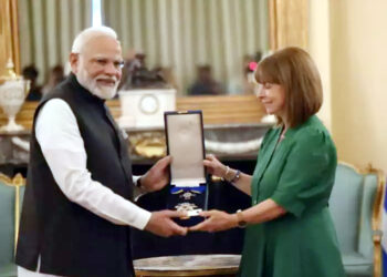 وزیراعظم نریندرمودی یونان میں اعلیٰ ترین شہری اعزاز سےسر فراز