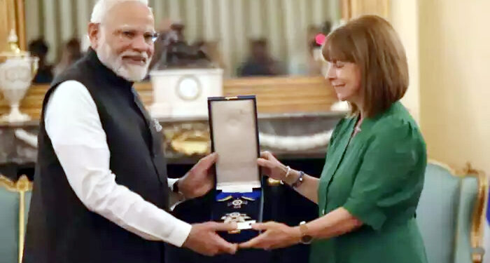 وزیراعظم نریندرمودی یونان میں اعلیٰ ترین شہری اعزاز سےسر فراز